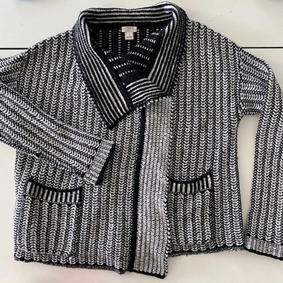 JCrew Cozy Waterfall Front Cardigan sz Small - Picture 1 of 3